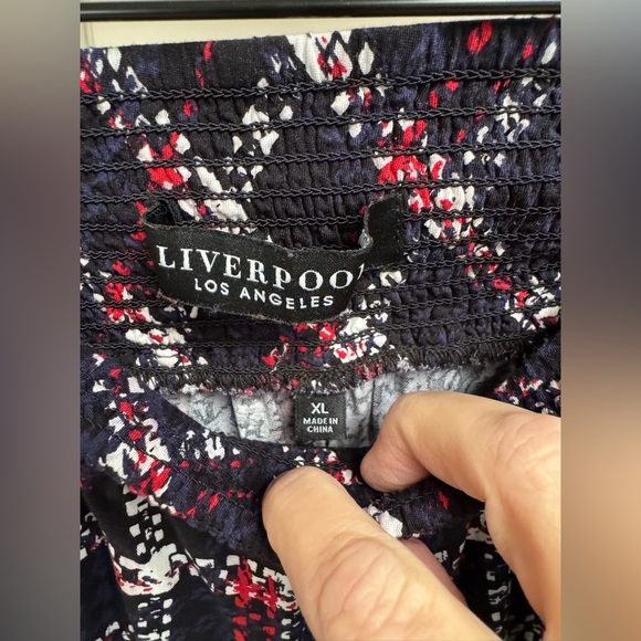 Liverpool Los Angeles Crop Wide Leg Pants - Picture 5 of 7